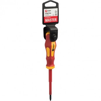 Отвертка EKF Master PZ1x80 мм 1000В Basic pz-1-80-mas-in